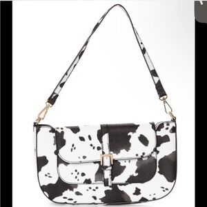 Dry Goods Faux Leather Purse with Gold Accents